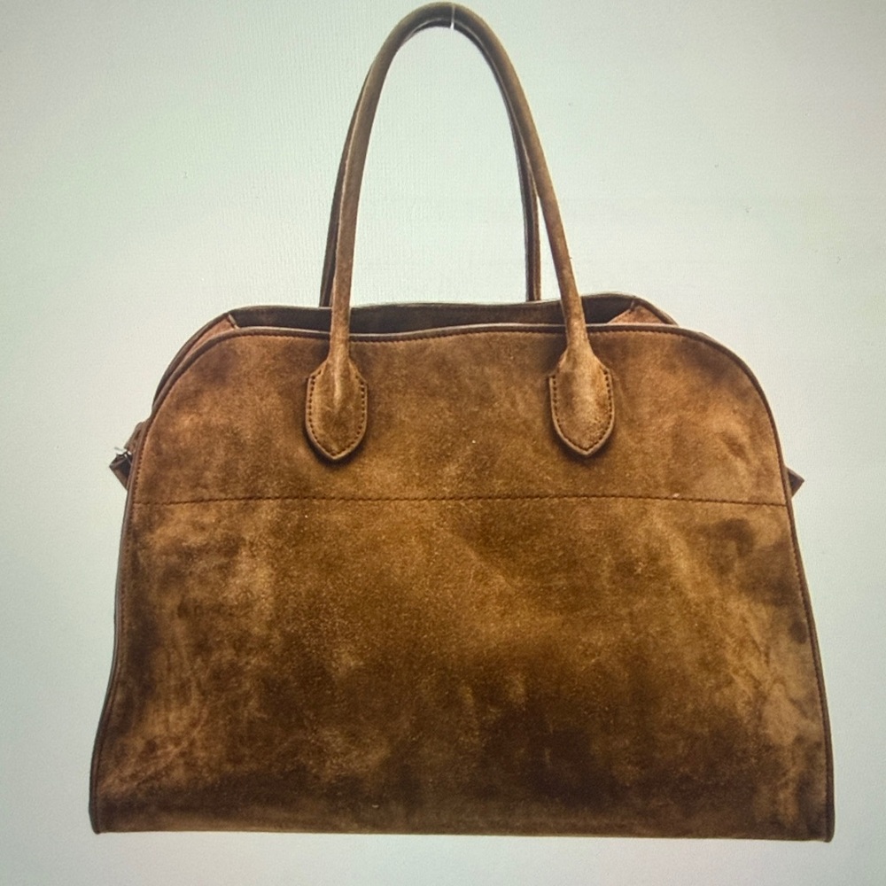 Brown Suede Handbag